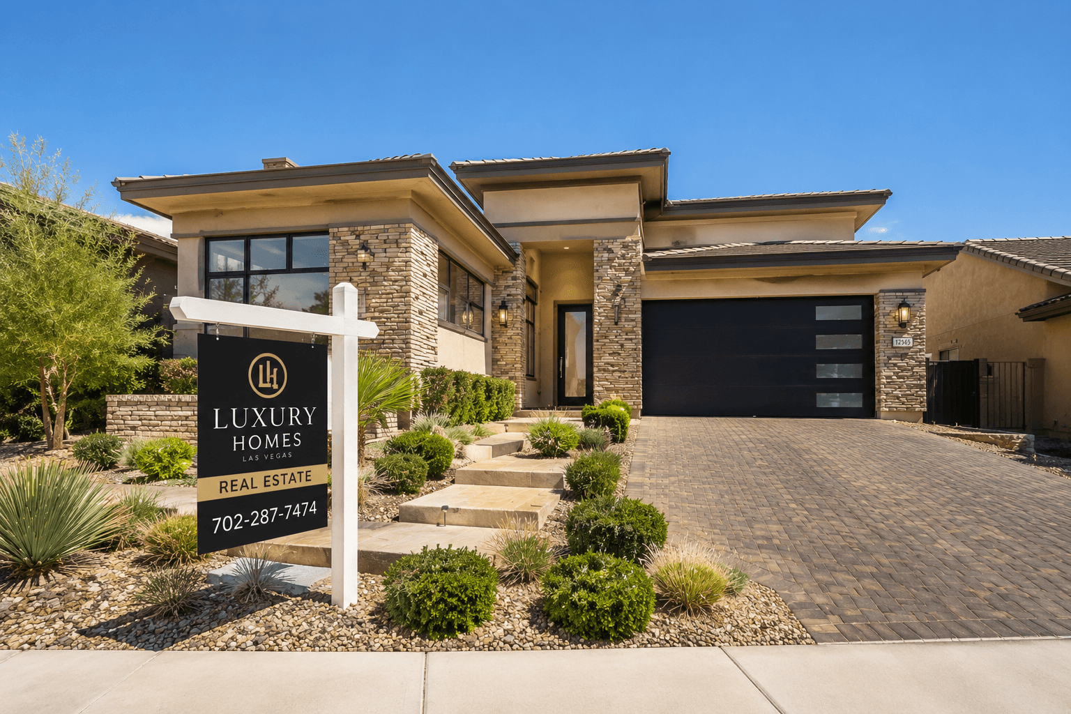 Luxury Las Vegas home prepared for sale